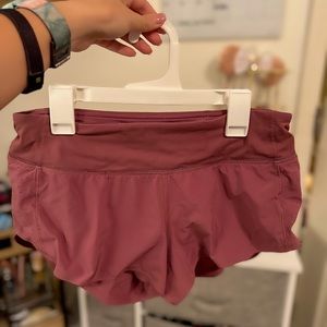 limited edition lululemon speed up shorts 2.5”